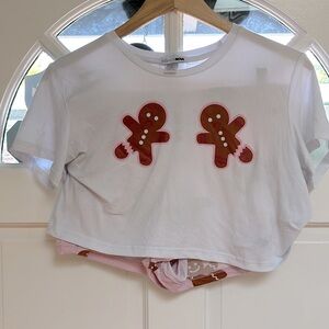 Fashion Nova size L PJ set